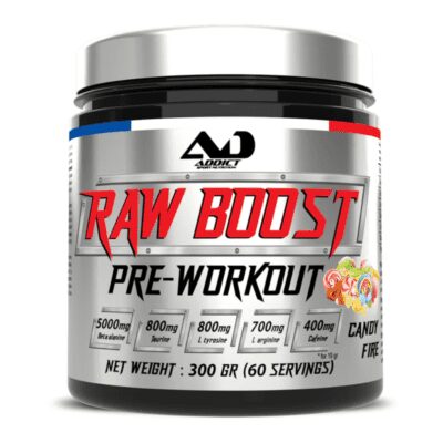 RAW BOOST Addict Sport Nutrition 300 g - Candy