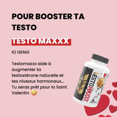 Testomaxxx - IO Genix - Booster taux testostérone naturellement - Ofyz Nutrition