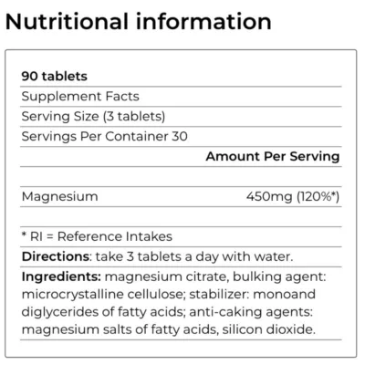 Magnesium citrate Yamamoto nutrition - OFYZ